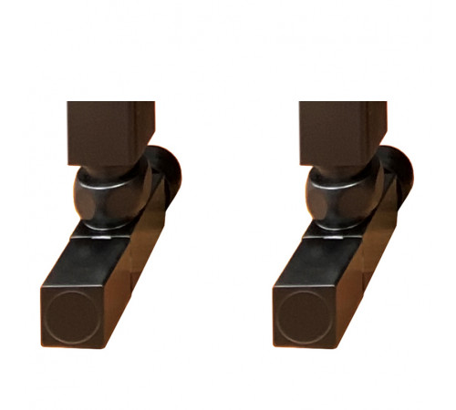 ВЕНТИЛЬ ЗАПОРНЫЙ УГЛОВОЙ КВАДР  3/4 x 1/2  г/ш  SG 01CH0405/2 черный RAL9005 матовый (НИКА)