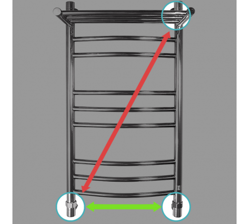 Полотенцесушитель Energy Prestige modus 800/400
