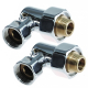 Американка для полотенцесушителя  угл 3/4 x 1/2  г/ш  (НИКА) SMT747/2SCH0504(S2) со сгоном хром