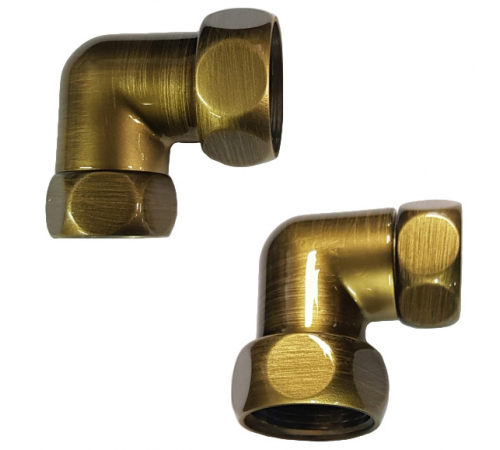 Американка для полотенцесушителя  угл 1 x 3/4  г/г  740SCH1005 бронза